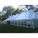 40' x 120' White Staked Tent