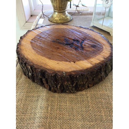 Wood Log Centerpieces