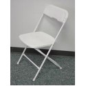 Poly Folding Chair - White